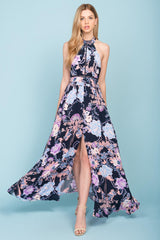 Baylor Floral Maxi Dress Navy
